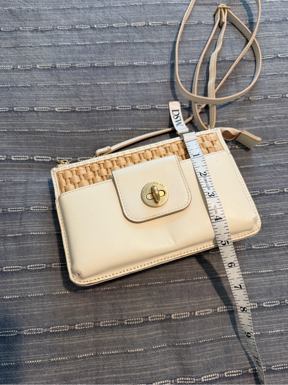 Spartina 449 handbag  straw and cream trim - Picture 6 of 11